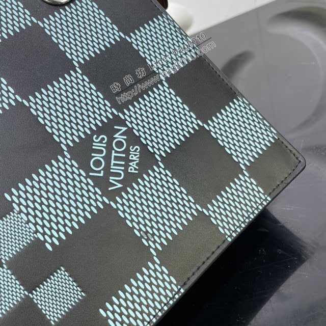 LOUIS VUITTON專櫃新款包包 路易威登Standing手拿包 LV棋盤格牛皮手拿男包  ydh4010